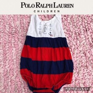 Ralph Lauren Nautical baby romper